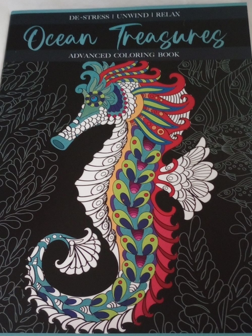 🇺🇸$5 Bundled NWT BENDON OCEAN TREASURES Advanced Coloring Book -Tear & Share